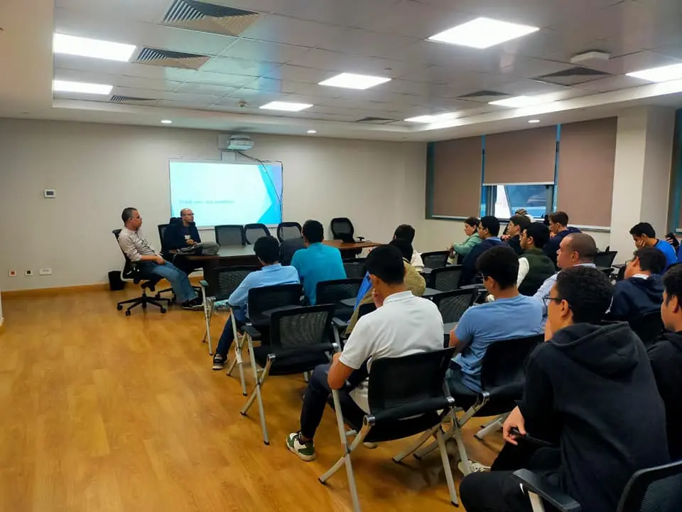 Students on a field trip